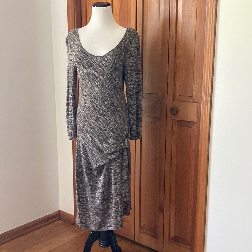 Max Edition Brown Lightweight Sweater Dress, Size L